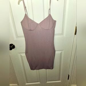 Lavender bodycon dress